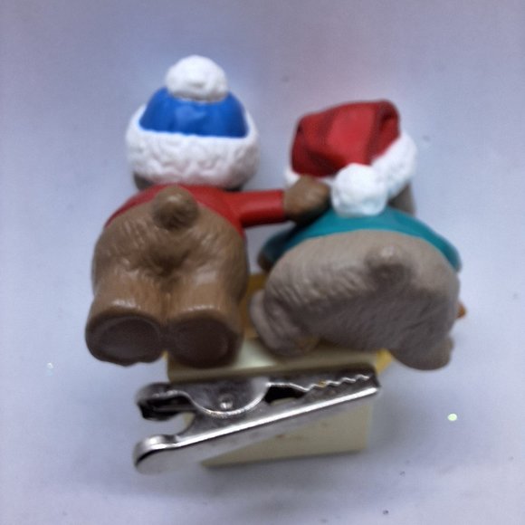 Vintage Pizza 1994 Hallmark Friends Through Thick 'N‎ Thin Clip-On Ornament - Picture 4 of 5